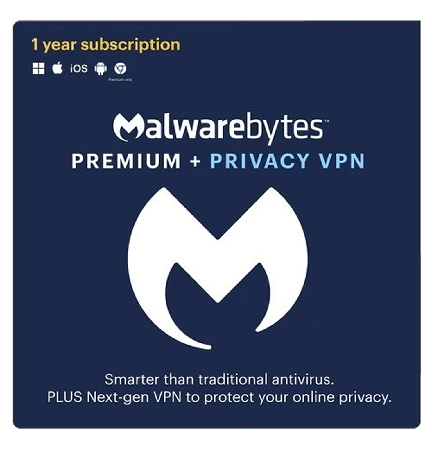 Malwarebytes Premium + Privacy VPN Bundle - 1-Year / 2-Device